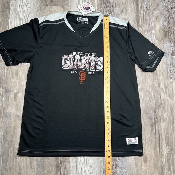 San Francisco Giants Shirt Men's Large Black Short Sleeve MLB Baseball Tee NEW - Picture 7 of 9